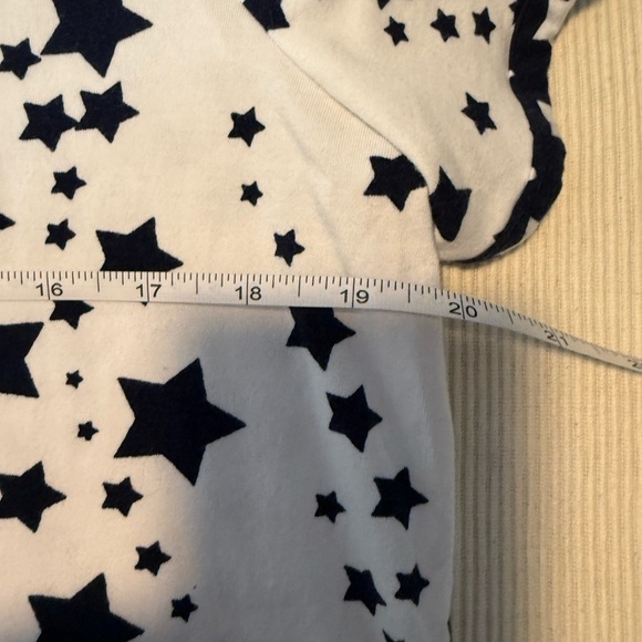 Allison Daley Red and Blue Boxy Short Sleeve Tee - Picture 7 of 8